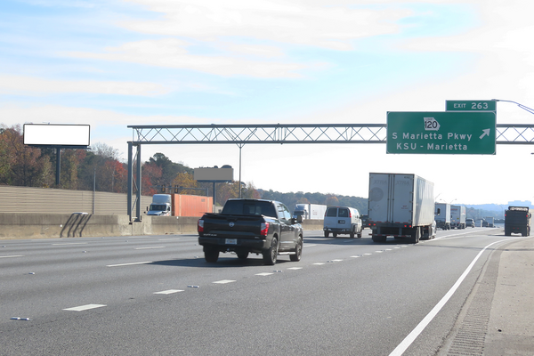 I-75N ES 1500ft N/O South Marietta Pkwy F/N - 1