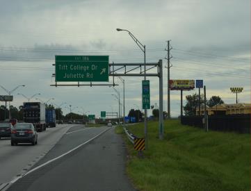 I-75 1ST LOC N/O EXIT 186 WS/FN- FORSYTH