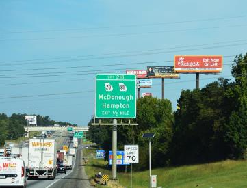 I-75 S/O EXIT 218 LOC.3  ES/FS
