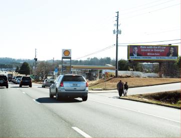 S/S SR 20 .1M W/O BUFORD HWY (TRIVISION) RHR F/NW