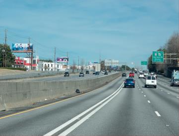 W/S I-85 .5M S/O CLAIRMONT RD LHR F/S