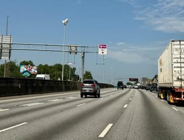 E/S I-85 1 MI S/O JIMMY CARTER BLVD LHR F/N