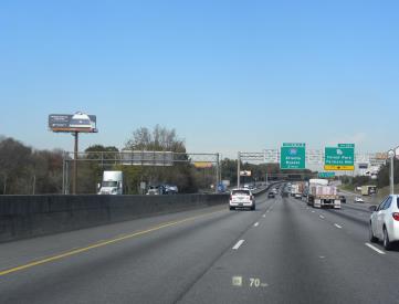 W/S I-75 1ST S/O GA-331(FOREST PKWY) LHR F/S
