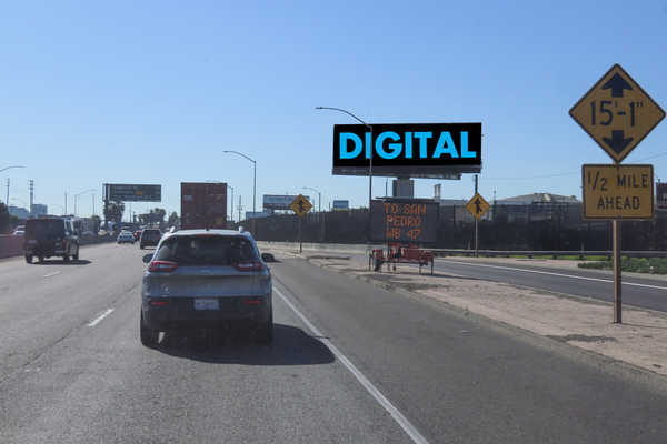 Long Beach Frwy WS 450ft S/O Pac Cst Hwy F/N - 1