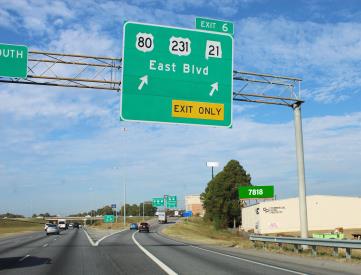 N/S I-85 AT HOLLOWAY PARK F/E S.