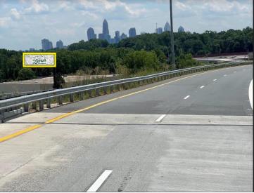 Charlotte I-77 and I-85 interchange LHR