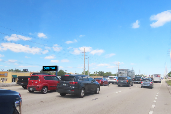 US 1 WS 0.4mi S/O Pt. St. Lucie Blvd F/S - 1