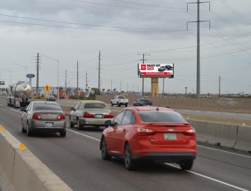 I-10 / 2,000' East of Miller Road - south line, west face