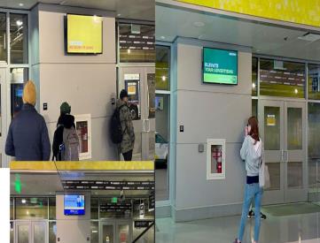DUS Network Grouping for DUS  Gate Displays Panels 3001-3022