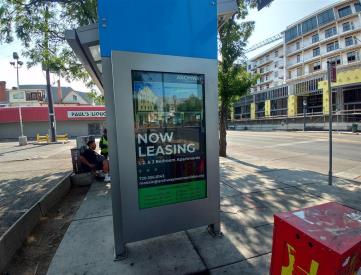 COLFAX AVE & DOWNING ST NS FW | 15L SHELTER