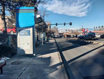 COLFAX AVE & COLORADO BLVD SS FE | 15L SHELTER