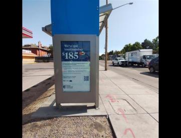 COLFAX AVE & COLORADO BLVD NS FW | 15L SHELTER