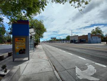 COLFAX AVE & MONACO PKWY NS FW | 15L SHELTER