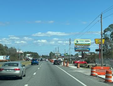 S/S Hwy 90 W/O Parkmore Plaza Dr Top F/W