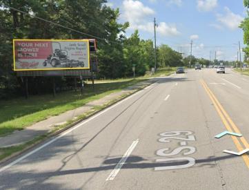 E/S Hwy 29 N/O McCurdy St F/S