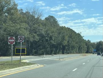 E/S Hwy 87 S/O Lyons Dr bottom F/N