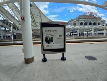 DENVER UNION STATION WS WF | TRANSIT SHELTER