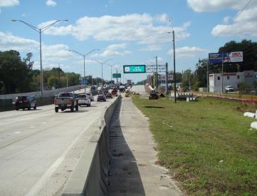 I-10 .4 miles W/O McDuff Ave. N/L W/B
