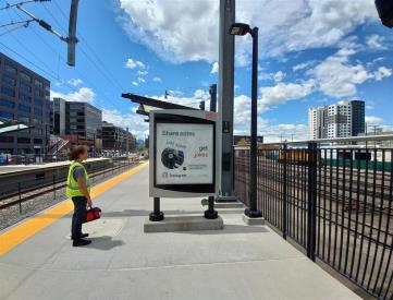 38TH & BLAKE STATION NS SF | TRANSIT SHELTER