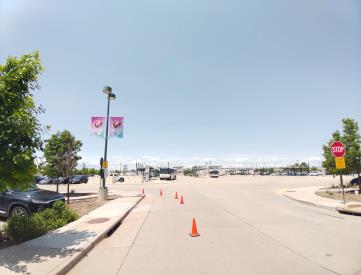 40TH & AIRPORT STATION | LIGHT POLE BANNER DOMINATION