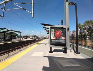 40TH & COLORADO STATION NS SF | TRANSIT SHELTER