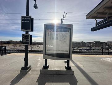 ARVADA RIDGE STATION NS SF | TRANSIT SHELTER