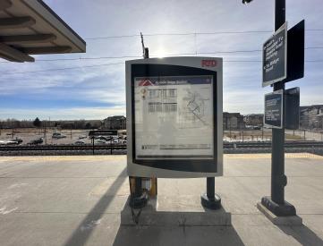 ARVADA RIDGE STATION NS SF | TRANSIT SHELTER