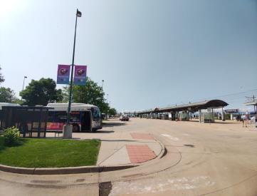 I-25 & BROADWAY STATION | LIGHT POLE BANNER DOMINATION