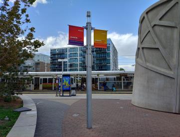 CHESTNUT PAVILLION | LIGHT POLE BANNER DOMINATION