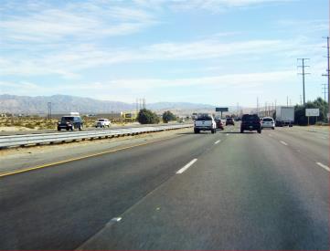 I-10 NL .27 MI W/O INDIAN AVE WF
