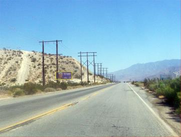 INDIAN AVE EL .18 MI S/O GARNET AVE NF