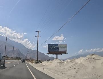 VISTA CHINO RD NL .46 MI E/O GENE AUTRY EF