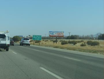 I-10 SL 1.9 MI W/O BOB HOPE WF