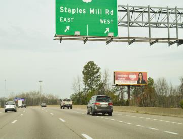 N/S I-64 E/O STAPLES MILL EXIT, F/SE #1