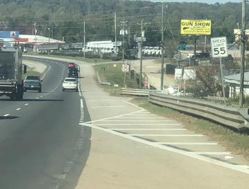US-129 S ES 2000' S/O OLD ATHENS HWY F/S - 2