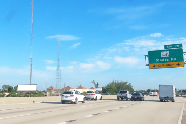 FL Tnpk WS 500ft N/O Glades Rd F/S - 1