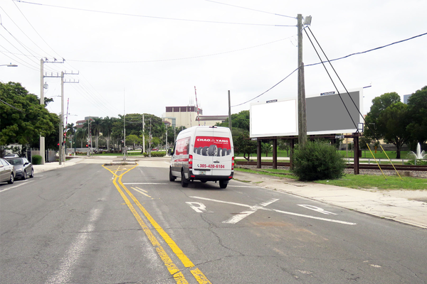 Okeechobee Blvd SS 80ft W/O Parker Av F/W - 1