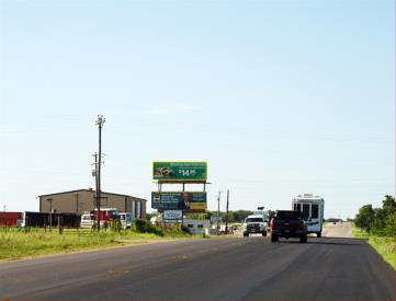 HWY 281 N WS 2M N/O CITY LIMITS F/STOP