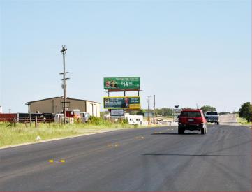 HWY 281 N WS 2 M N/O CITY LIMITS F/S BOT