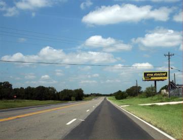 US 290 1000' W/O CR 106 6 MI E/O