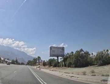 VISTA CHINO RD NL .22 MI W/O DATE PALM EF