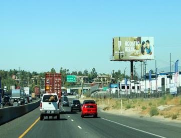 I-215/HWY 60 NL .3 MI E/O BOX SPRINGS