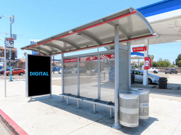 El Cajon Blvd NS 100ft E/O Texas St (17' Solar) F/E - 1