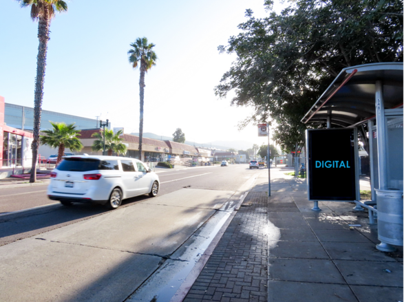 San Ysidro Blvd ES 100ft E/O Virginia Ave (13' Solar) F/W - 1