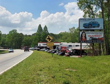 N/S OF BUS 6 150' W/O LEGION RD E/F BOT