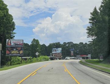 N/S OF BUS 6 150' W/O LEGION RD W/F BOT