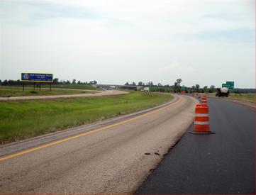 I-555 1.5 MI NO US 463 WL L F/S