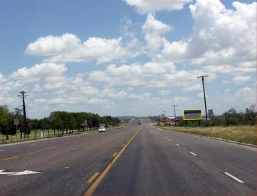 US285 NEAR FT ST .34M N/O FT  W/S N/F