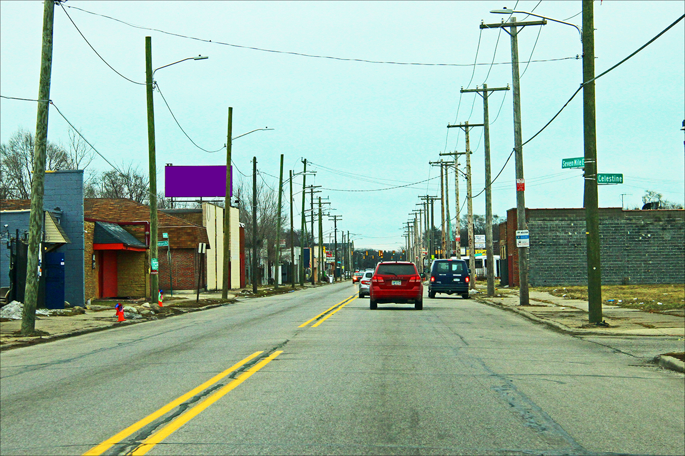 E. Seven Mile Rd W/O Queen St N/S
