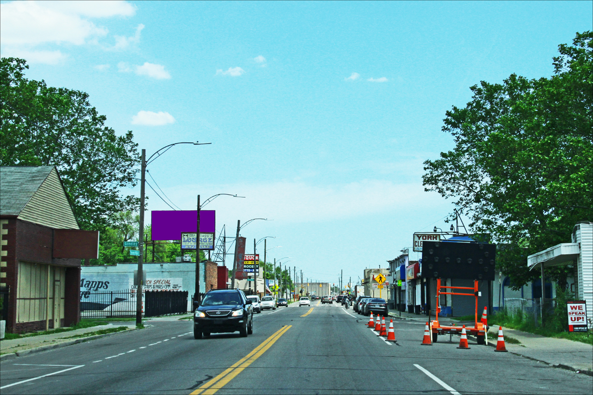 E. Seven Mile Rd E/O Greeley N/S